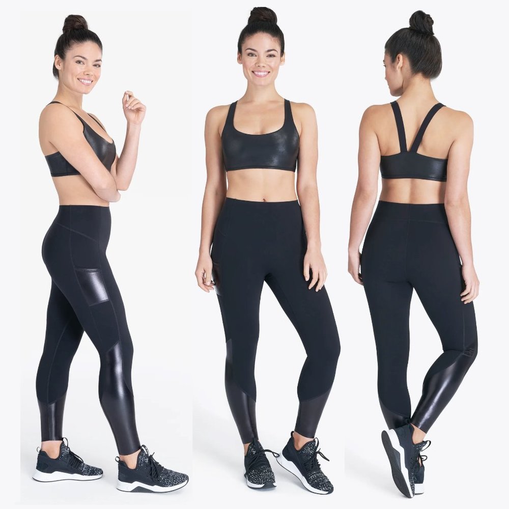 Spanx Every Wear Active Gloss Pocket Tight Leggings